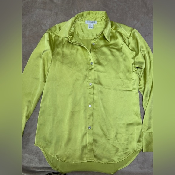 Rachel Zoe Tops - Rachel Zoe Green Casual Button Down Shirt